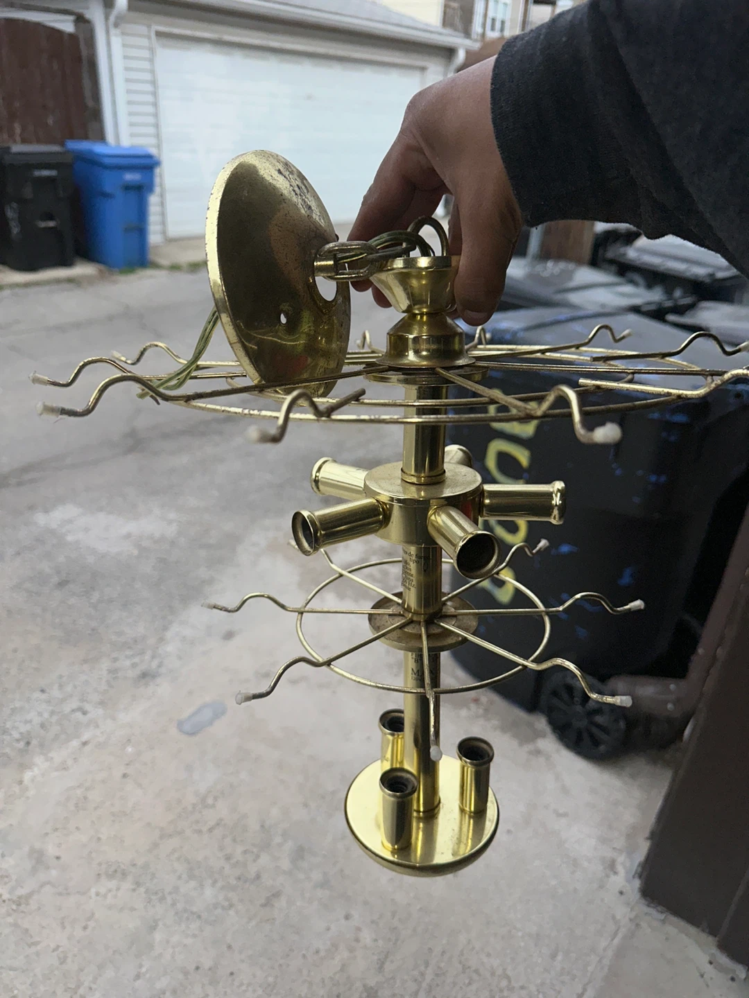 Brass Chandelier Fixture