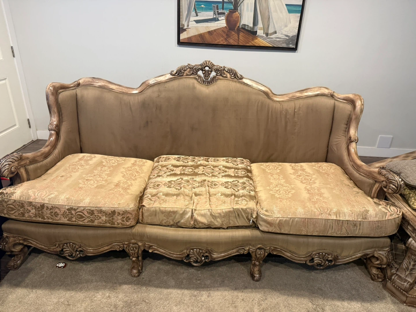 Vintage 3-Seater Sofa - photo 4