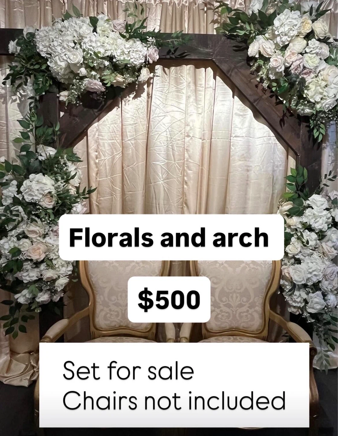 Floral and Arch Wedding Decor Set
