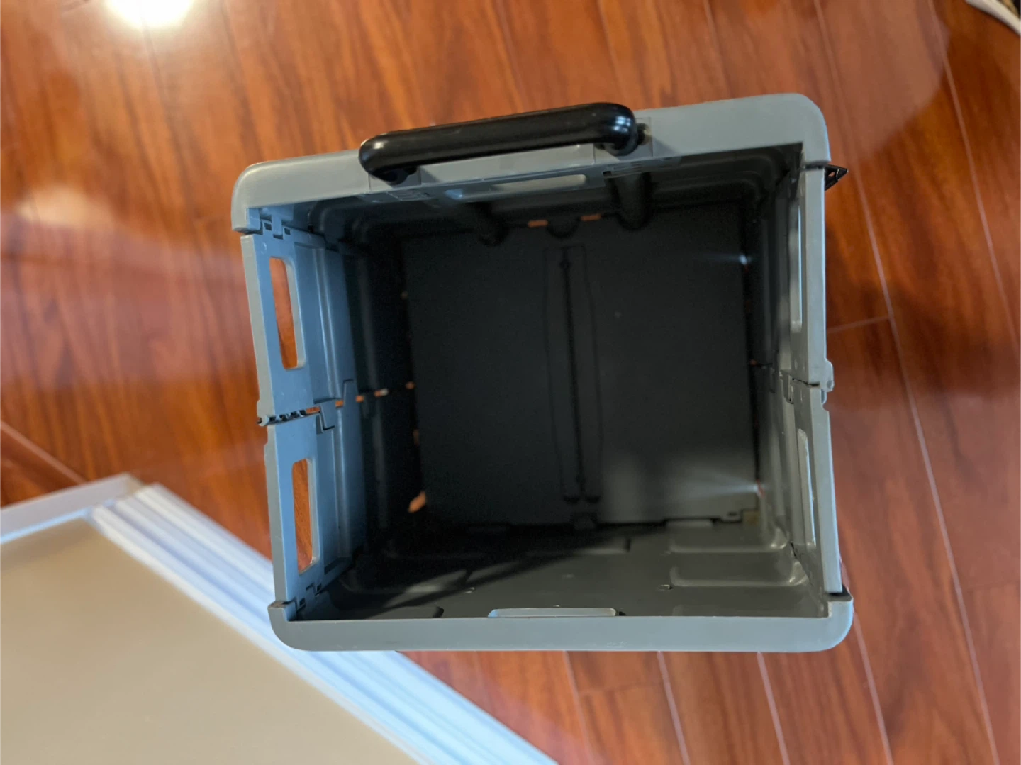 Grey Portable Collapsible Rolling Cart - photo 5