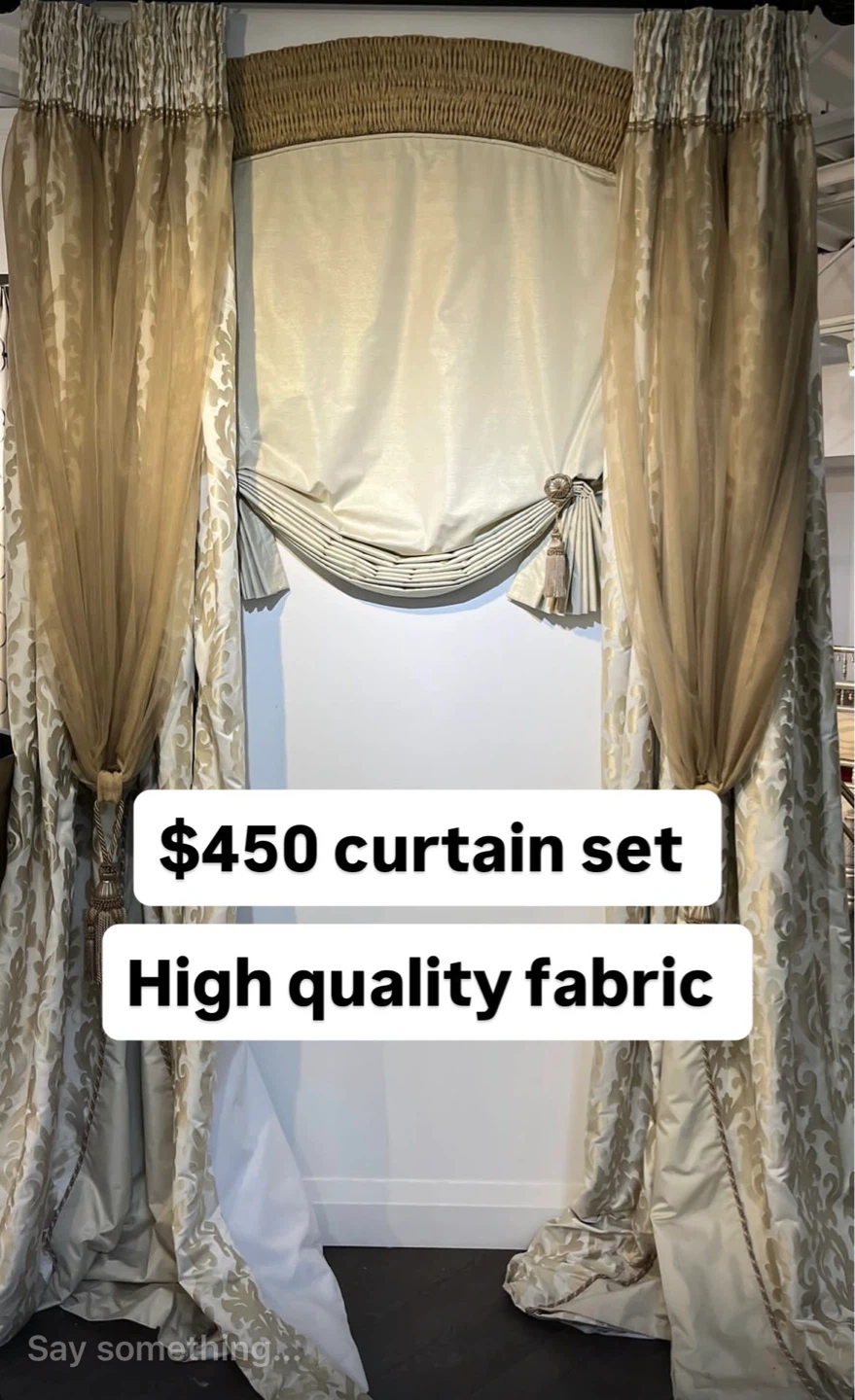 Set of High-Quality Fabric Curtains