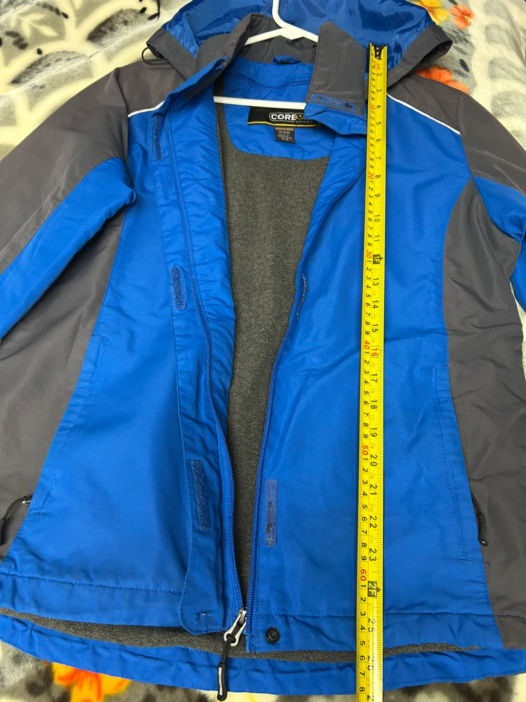 CORE365 Blue & Grey Hooded Jacket - M/M - photo 4