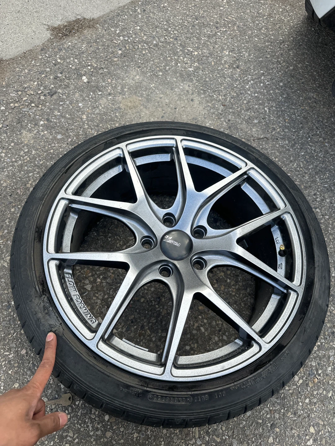 Flow Forming Wheels with Dunlop Tires - photo 2