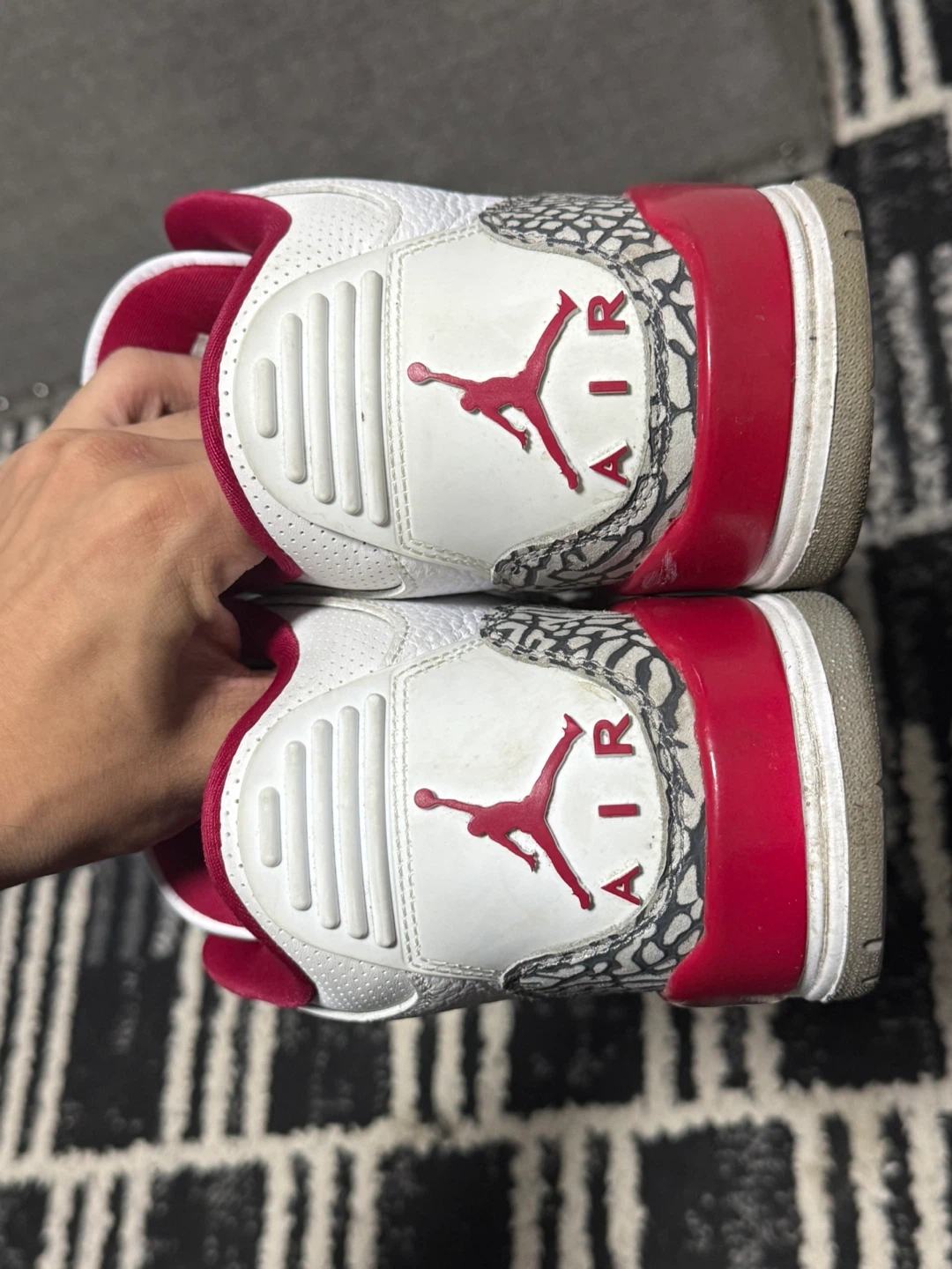 Size 9 - Jordan 3 Retro Cardinal Red - photo 5