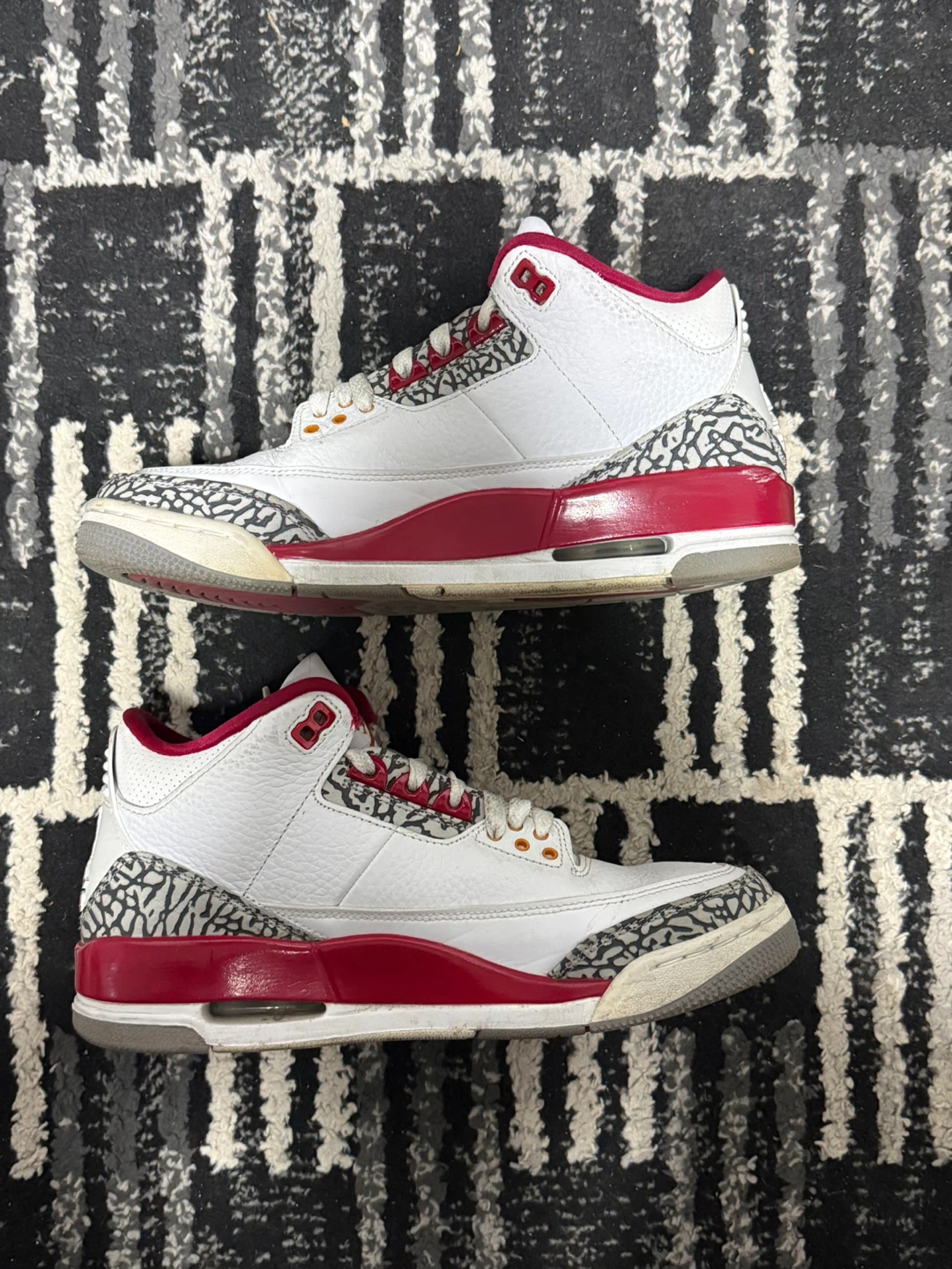 Size 9 - Jordan 3 Retro Cardinal Red - photo 3