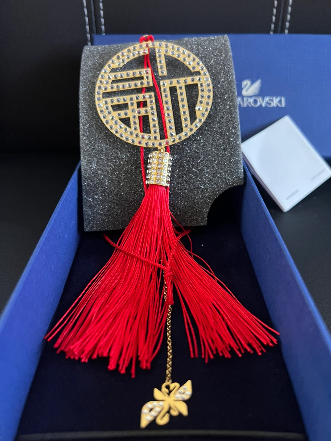 Swarovski Red Tassel Ornament - photo 2