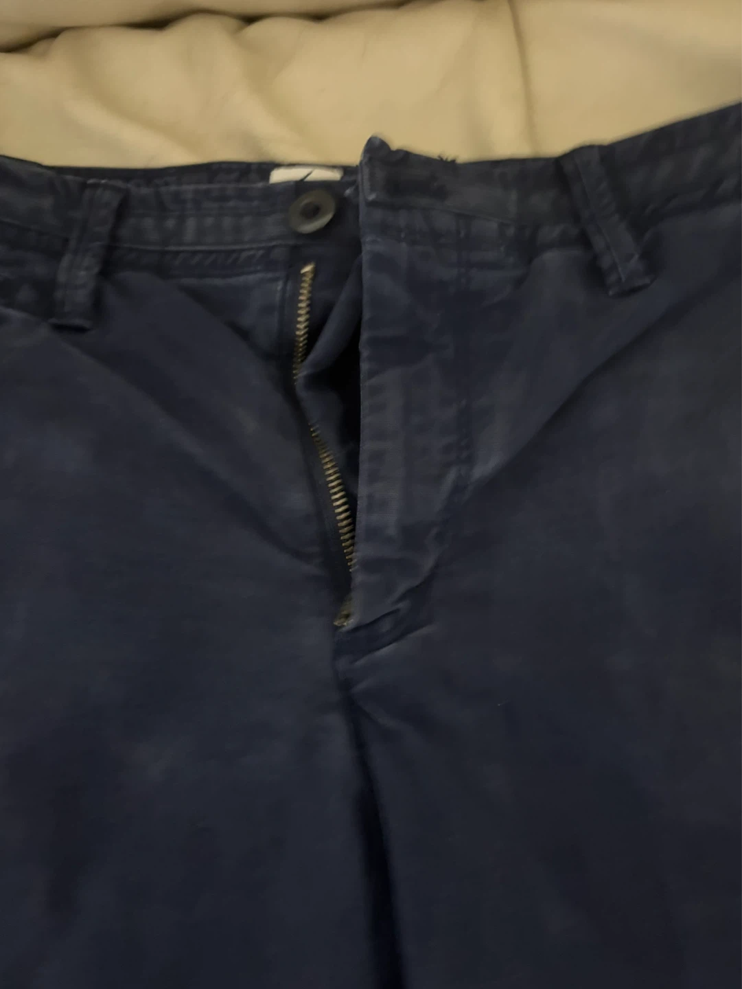 Navy Blue Chino Shorts