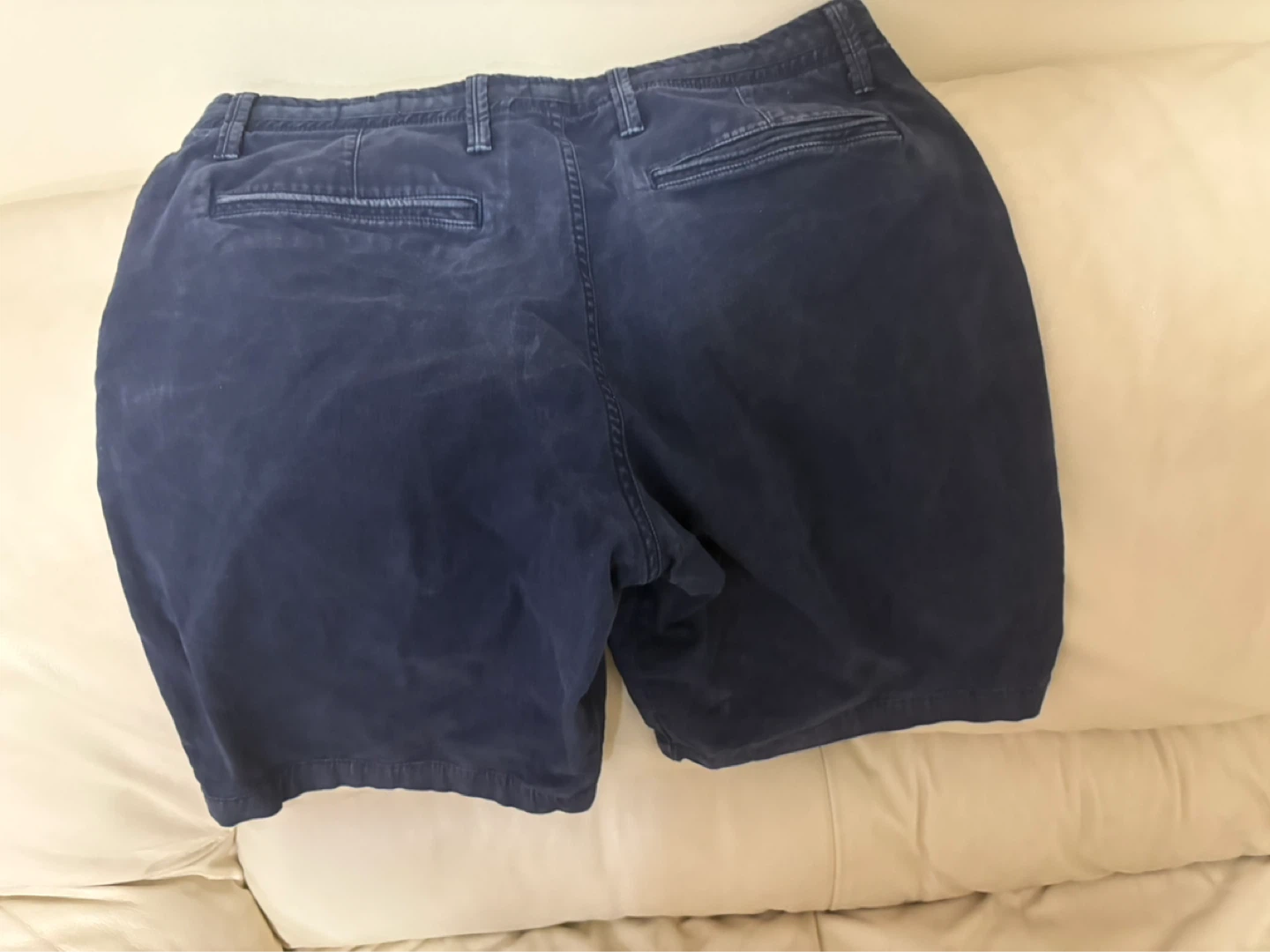 Navy Blue Chino Shorts - photo 2