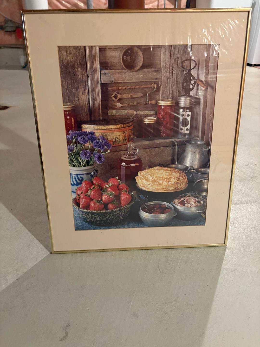 Framed Country Kitchen Still Life Print