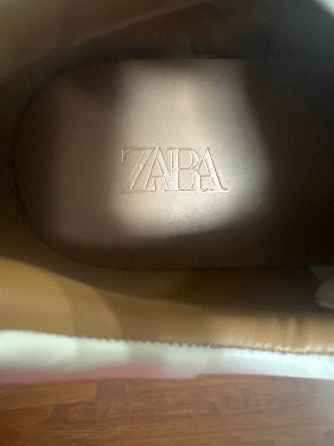 ZARA White Leather Sneakers - Size 45 US/12 - photo 3