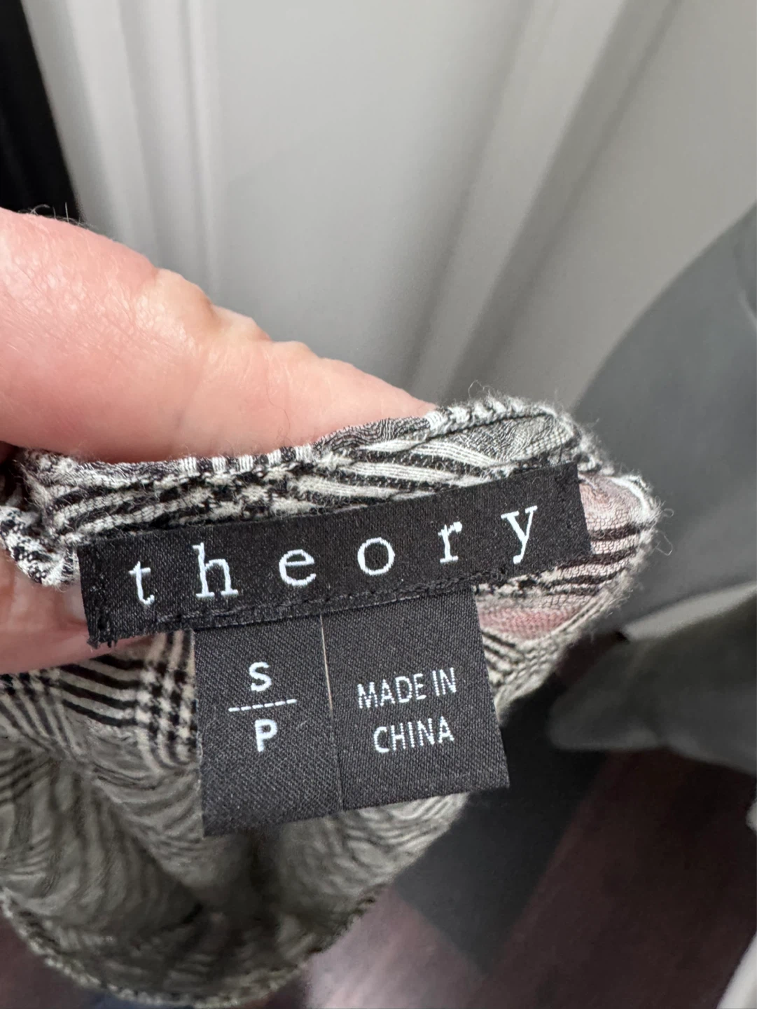 Theory Sleeveless Plaid Top - Size S - photo 4
