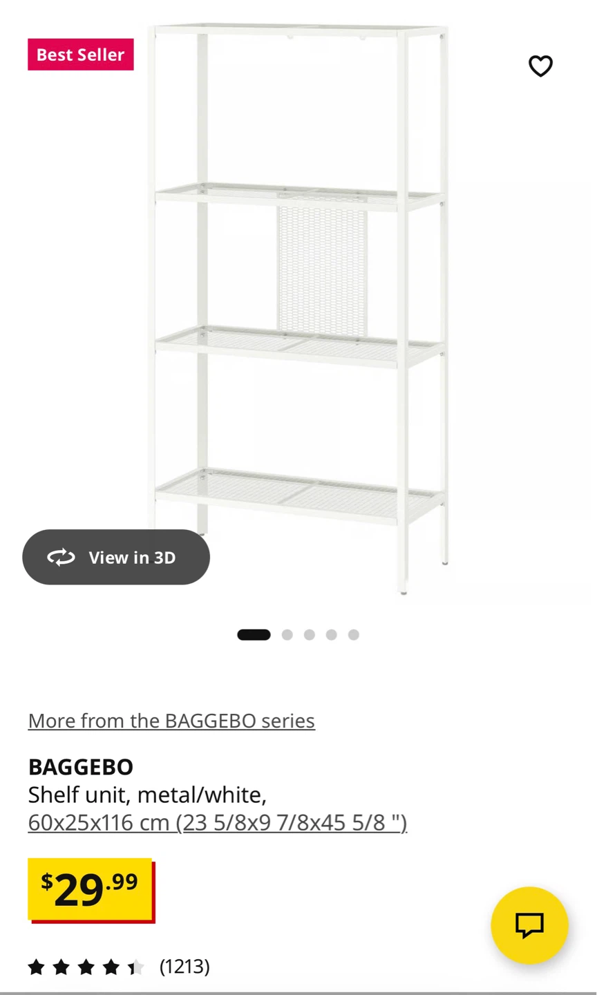 IKEA shelf unit BAGGEBO - photo 2