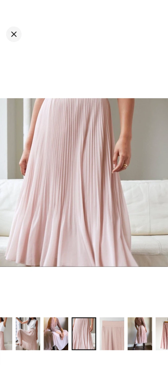 Aritzia Wilfred Pleated Midi Skirt - Size L - photo 2