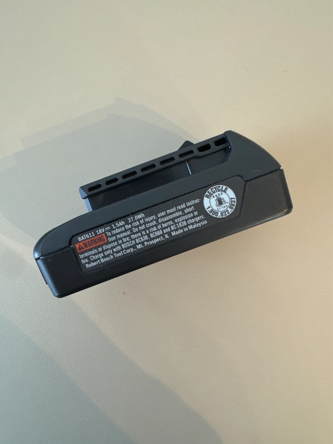 Bosch 18V 1.5Ah Li-ion Battery - photo 2
