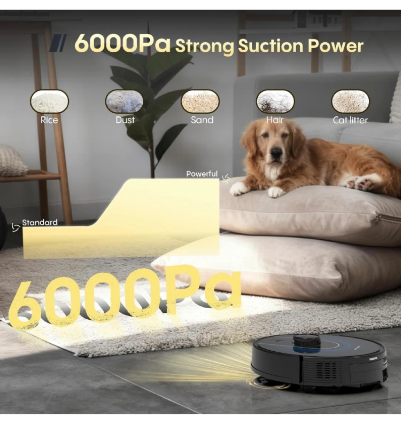 Bagotte Robot Vacuum and Mop Combo - Blue Black - photo 4