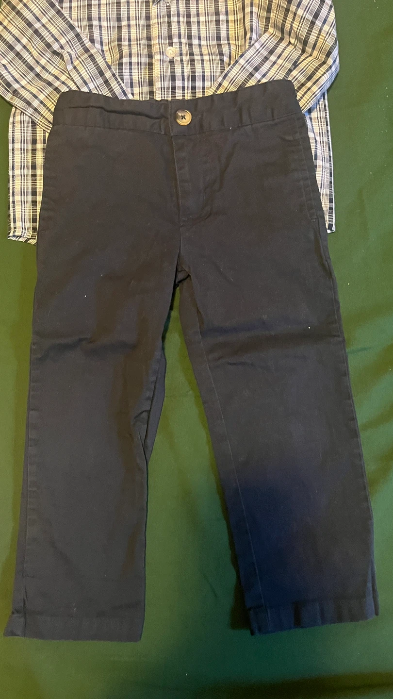 Andy & Evan Boys 2T Plaid Shirt, Vest & Pants Set - Size 2T - photo 4