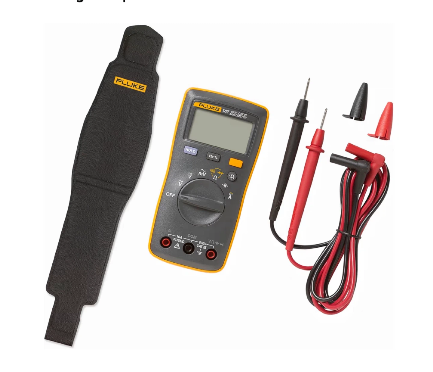 Fluke 107 AC/DC Current Handheld Digital Multimeter by Fluke