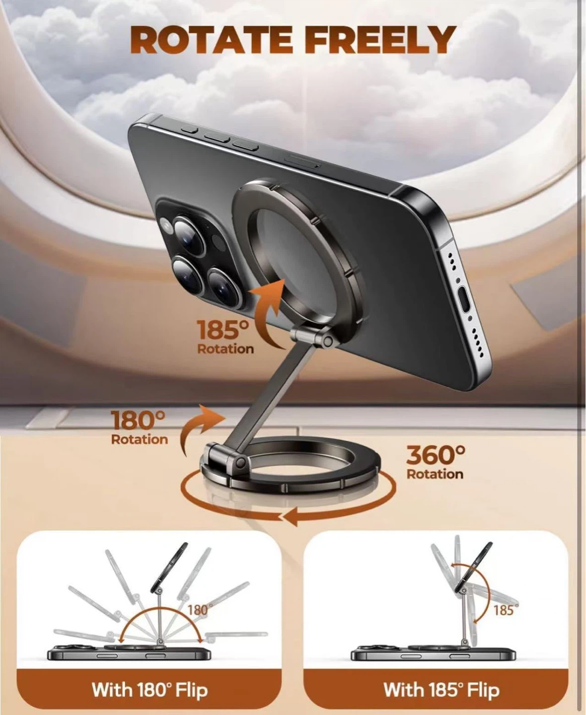Magnetic Phone Ring Holder Stand with Magnetic Ring - photo 5
