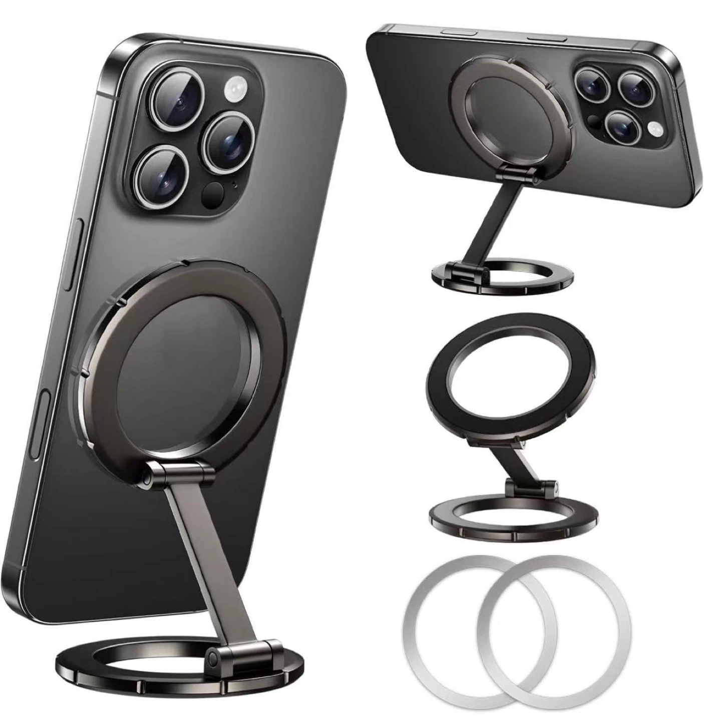 Magnetic Phone Ring Holder Stand with Magnetic Ring