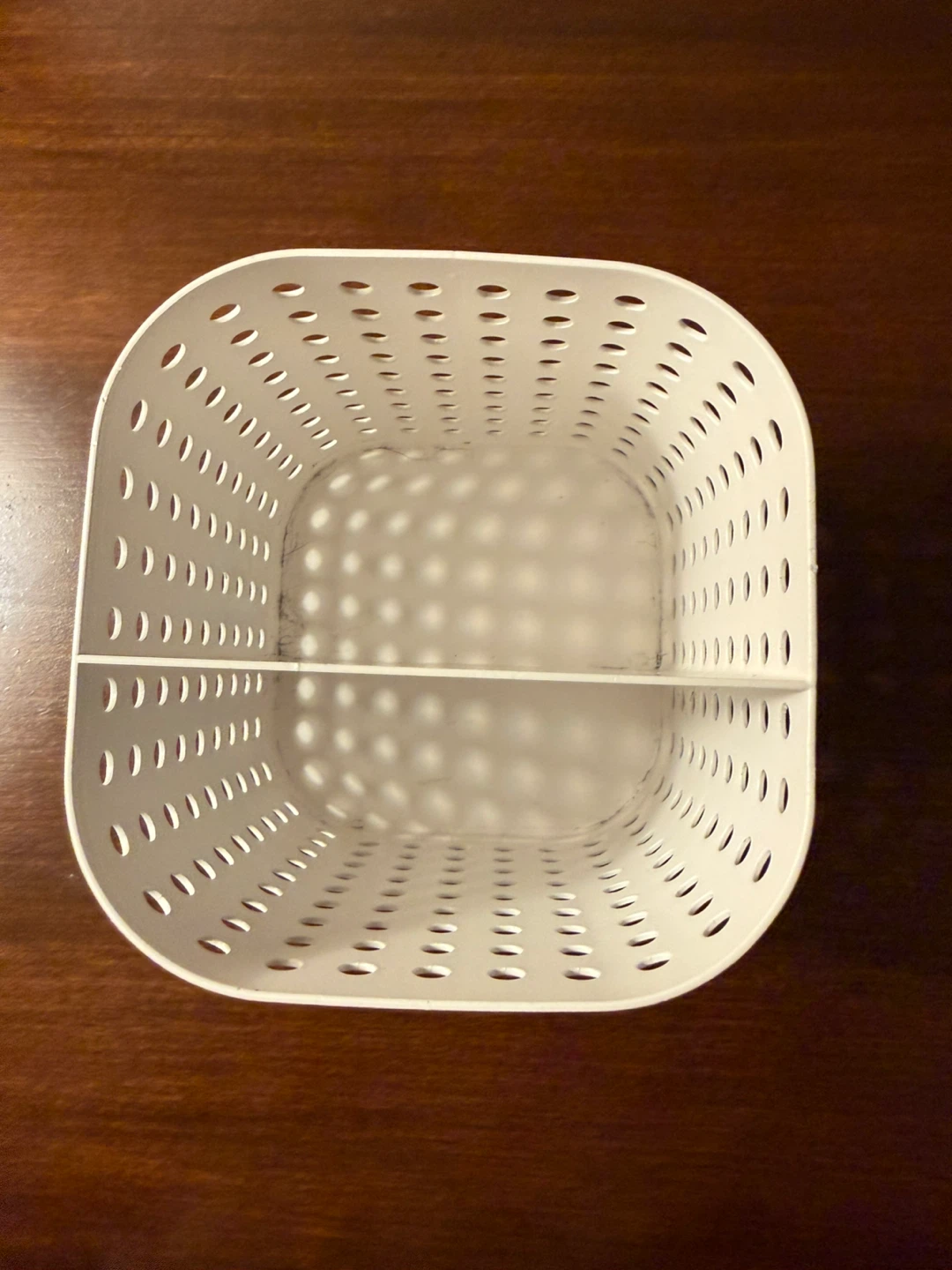 White Divided Utensil Holder - photo 3