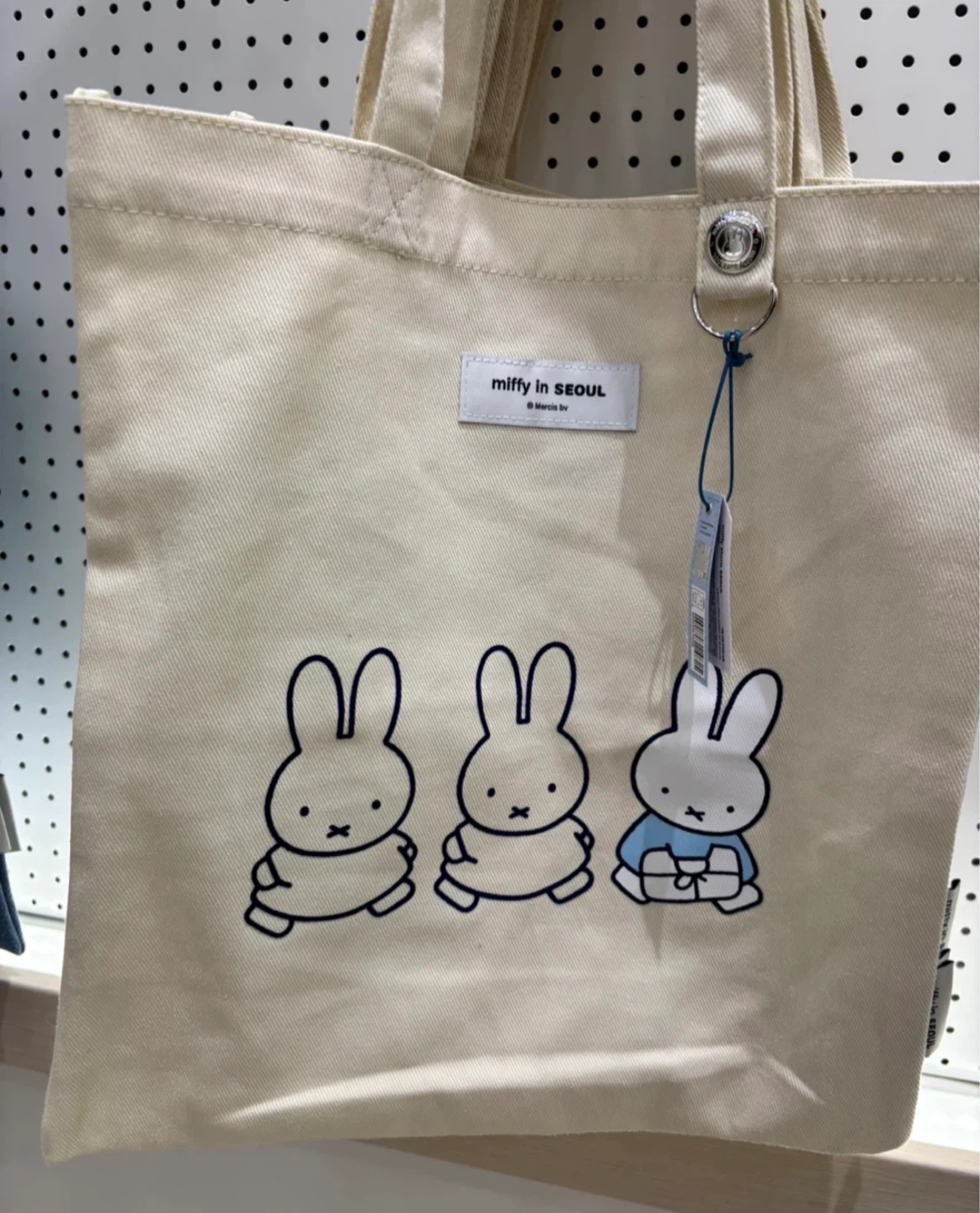 Miffy in Seoul Canvas Tote Bag
