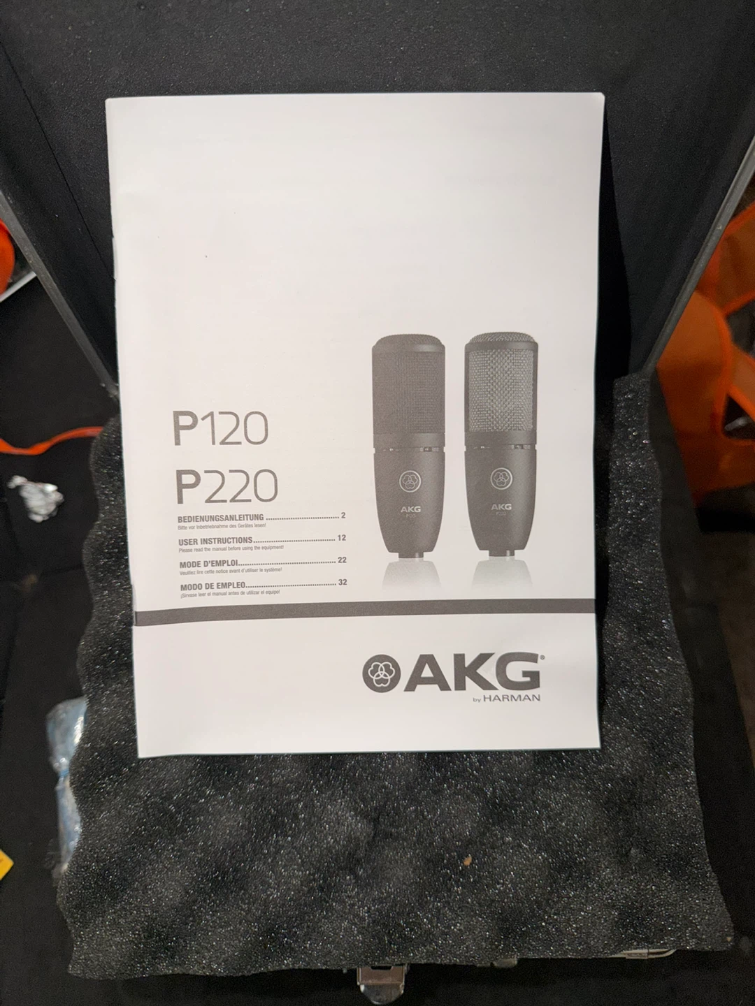AKG P120 Condenser Microphone with Shock Mount and Case - photo 2