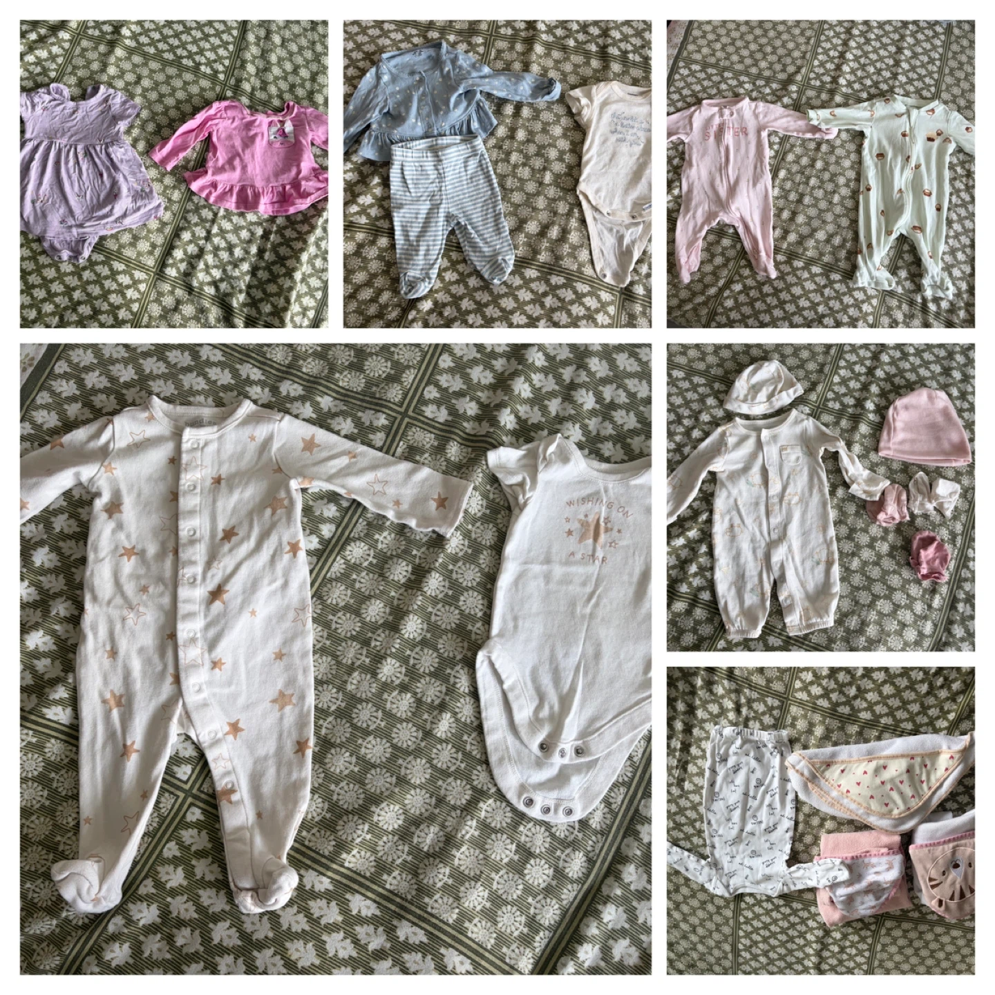 Baby girl 0-3 months cloths Bundle