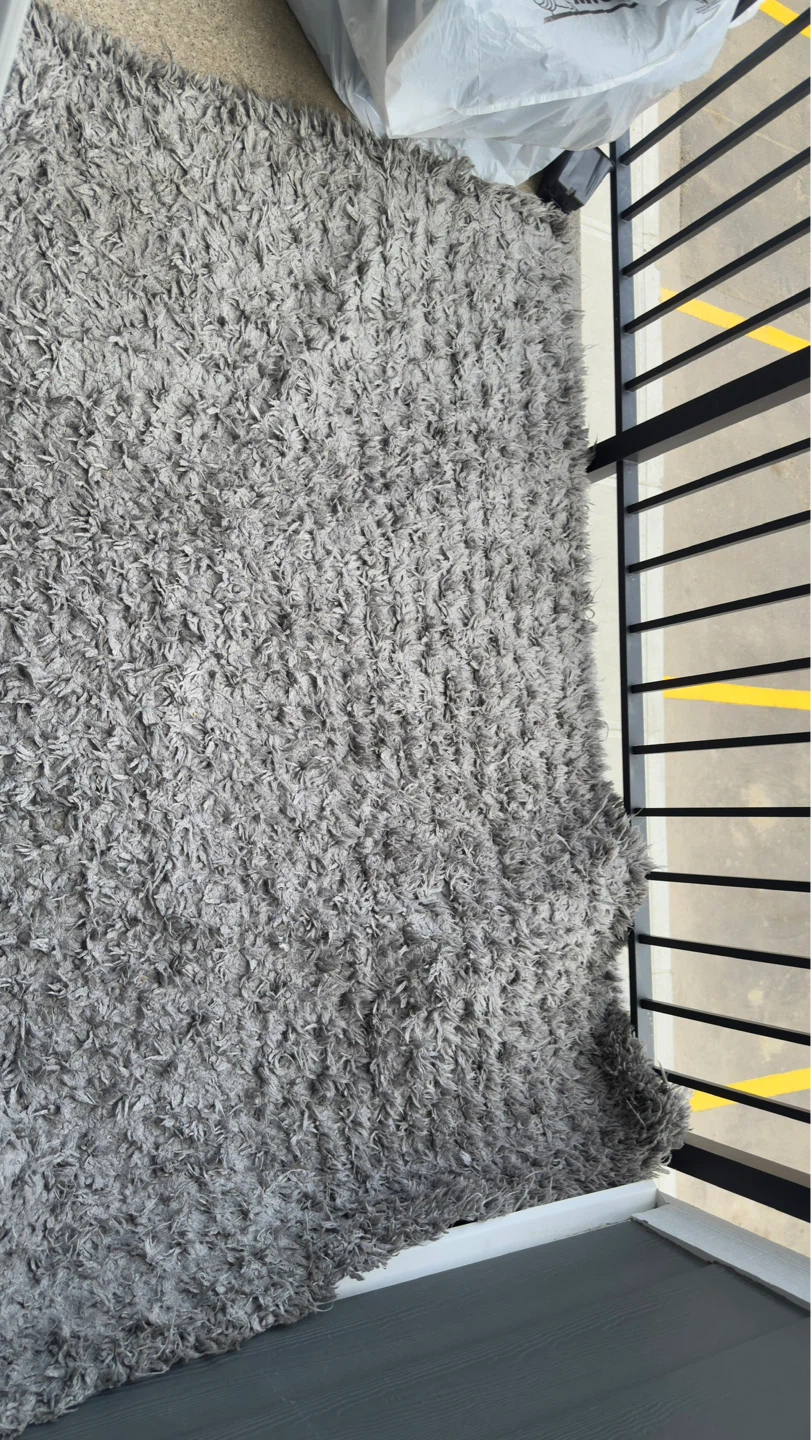Grey Shag Rug