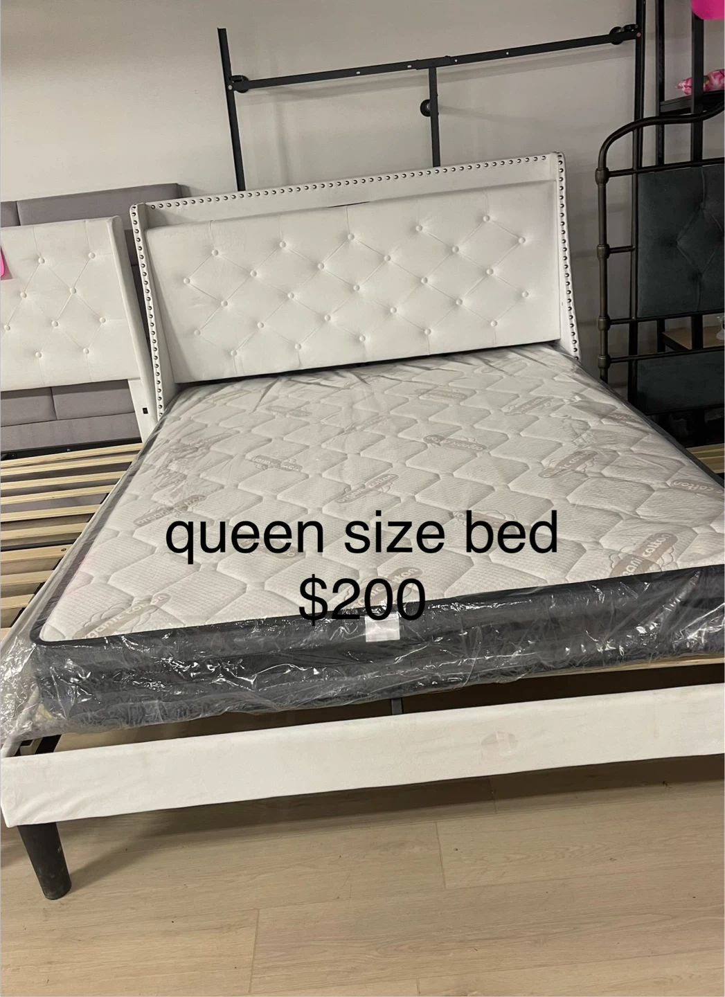 Queen Size Bed with Built-in Charger - photo 3