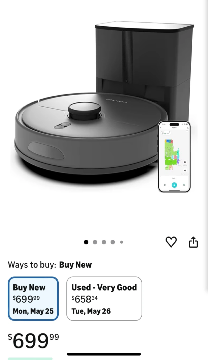 Big sale - Robotic Vacuum and Mop - 6000Pa Strong Suction