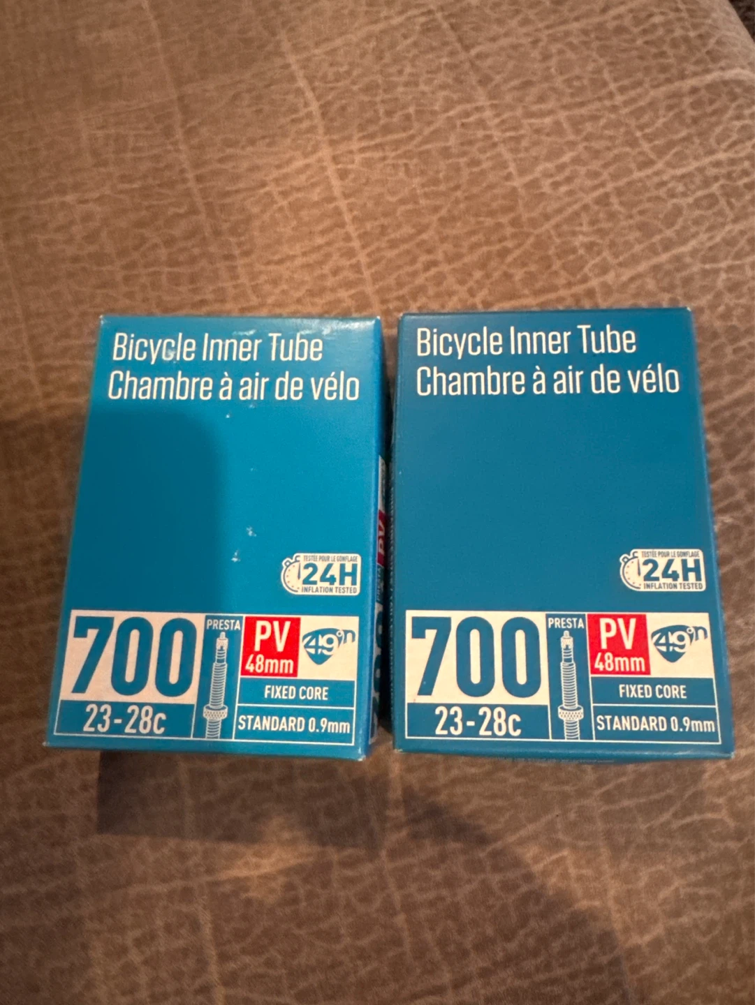 2x Bicycle Inner Tubes 700c 23-28c Presta Valve