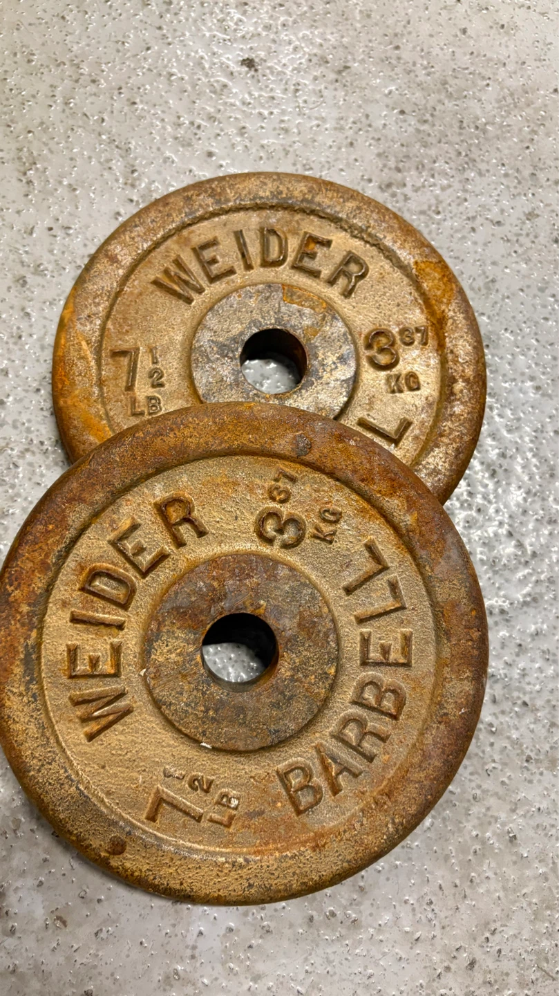Weider Barbell Weight Plates (7.5 LB / 3.4 KG)
