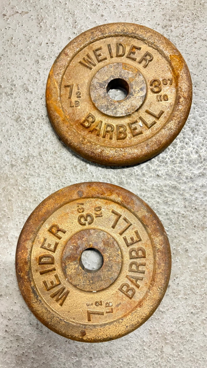 Weider Barbell Weight Plates (7.5 LB / 3.4 KG) - photo 3