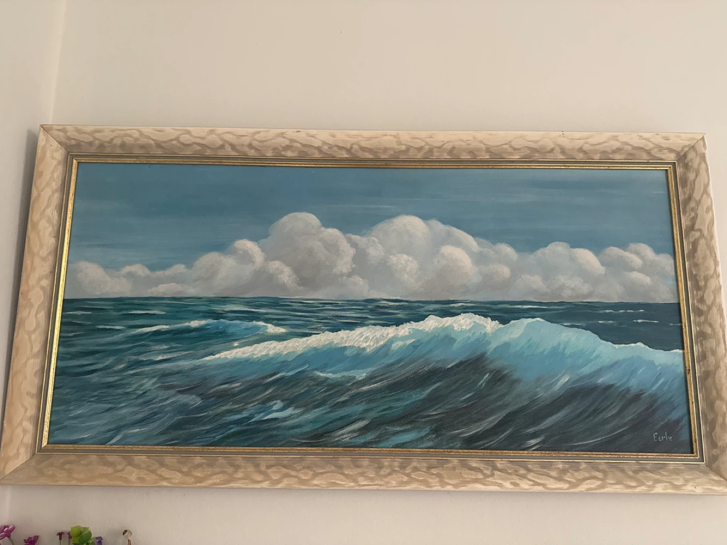 Original Earle Seascape Painting - Ocean Waves