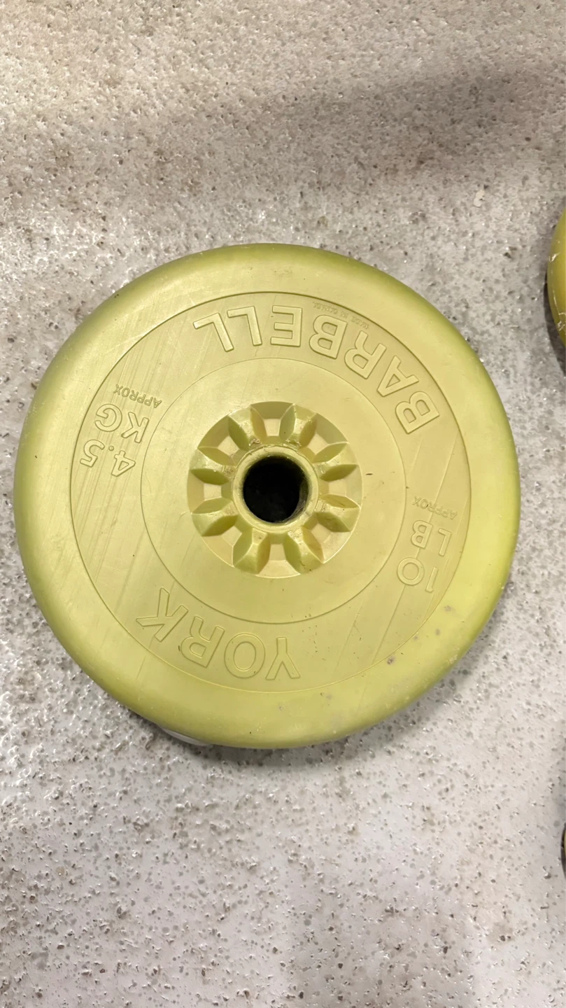 York 10 LB / 4.5 KG Barbell Weight Plate