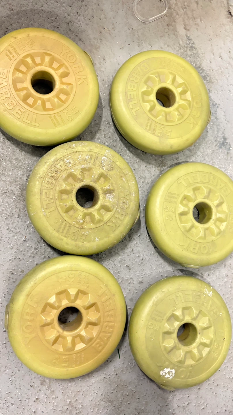 York Barbell Weight Plates (Set of 6) - photo 2