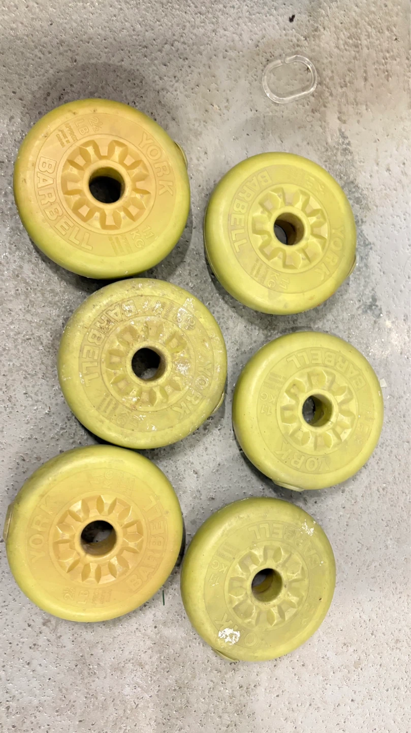 York Barbell Weight Plates (Set of 6)