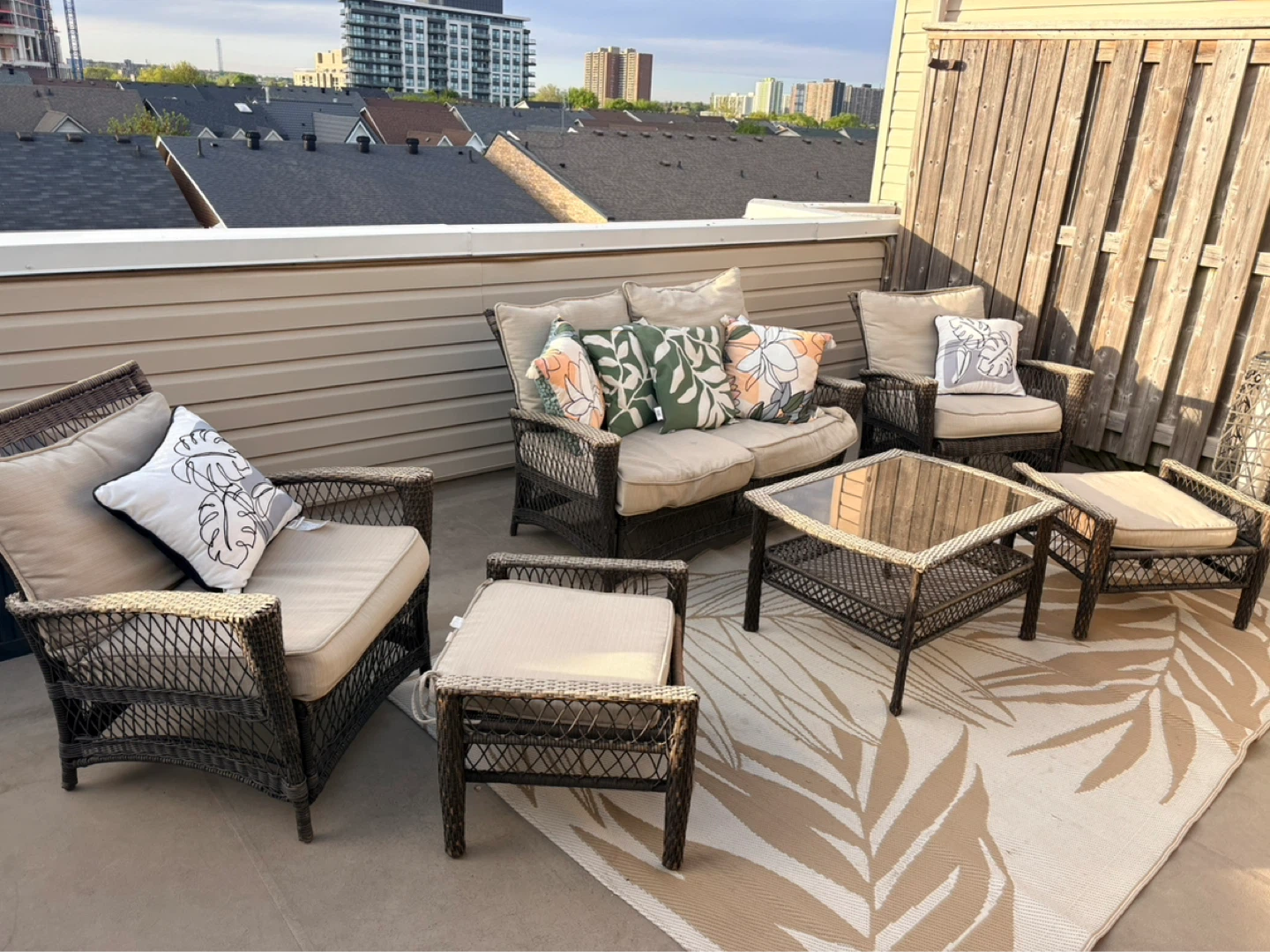 Wicker Patio Furniture Set with Cushions - photo 4
