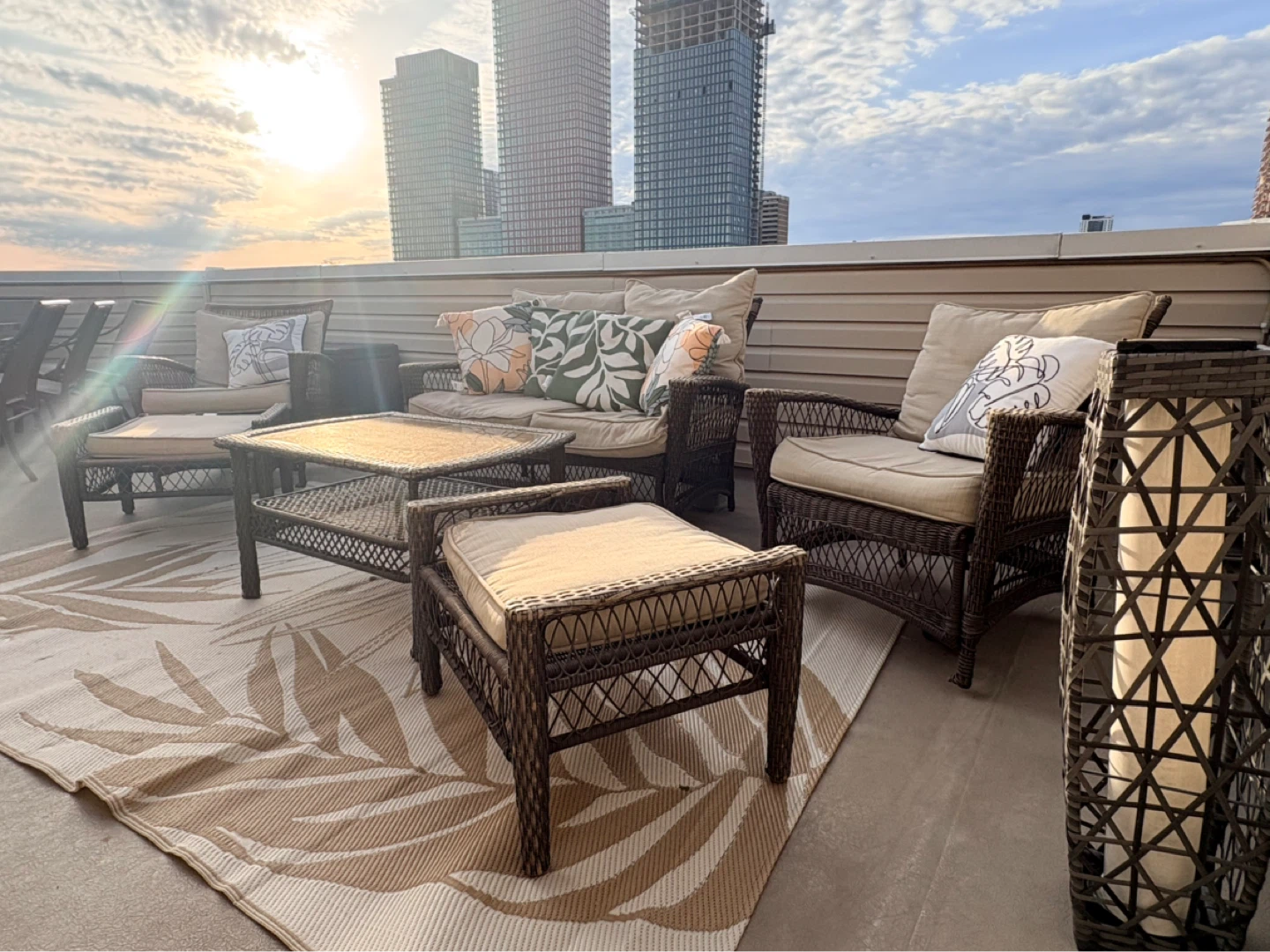 Wicker Patio Furniture Set with Cushions - photo 3
