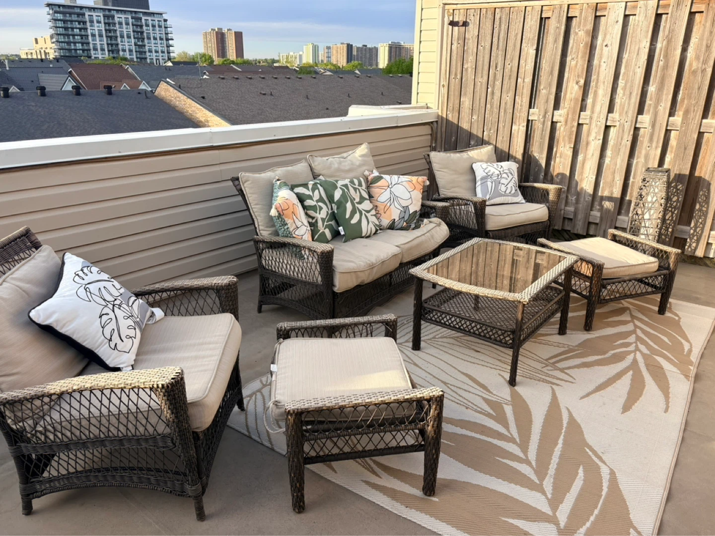Wicker Patio Furniture Set with Cushions - photo 5