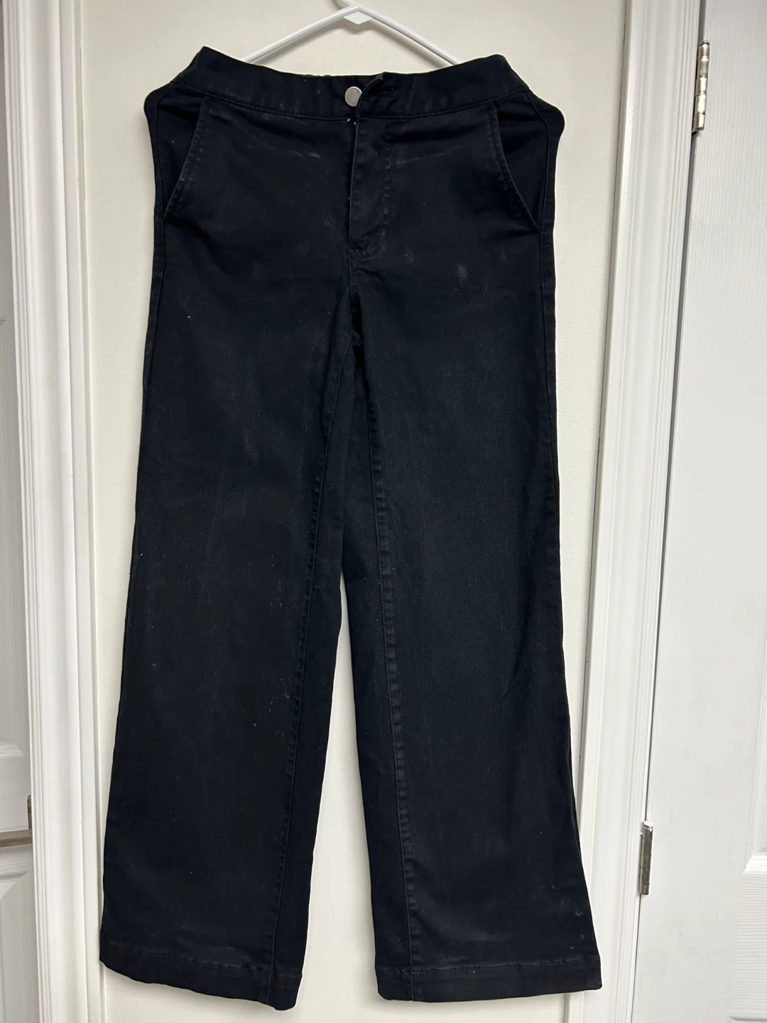 OAK + FORT Black Wide Leg Pants - Size 3XS