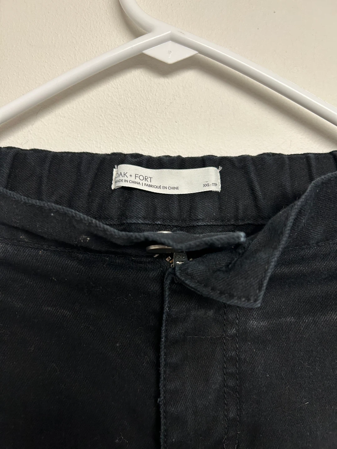 OAK + FORT Black Wide Leg Pants - Size 3XS - photo 2