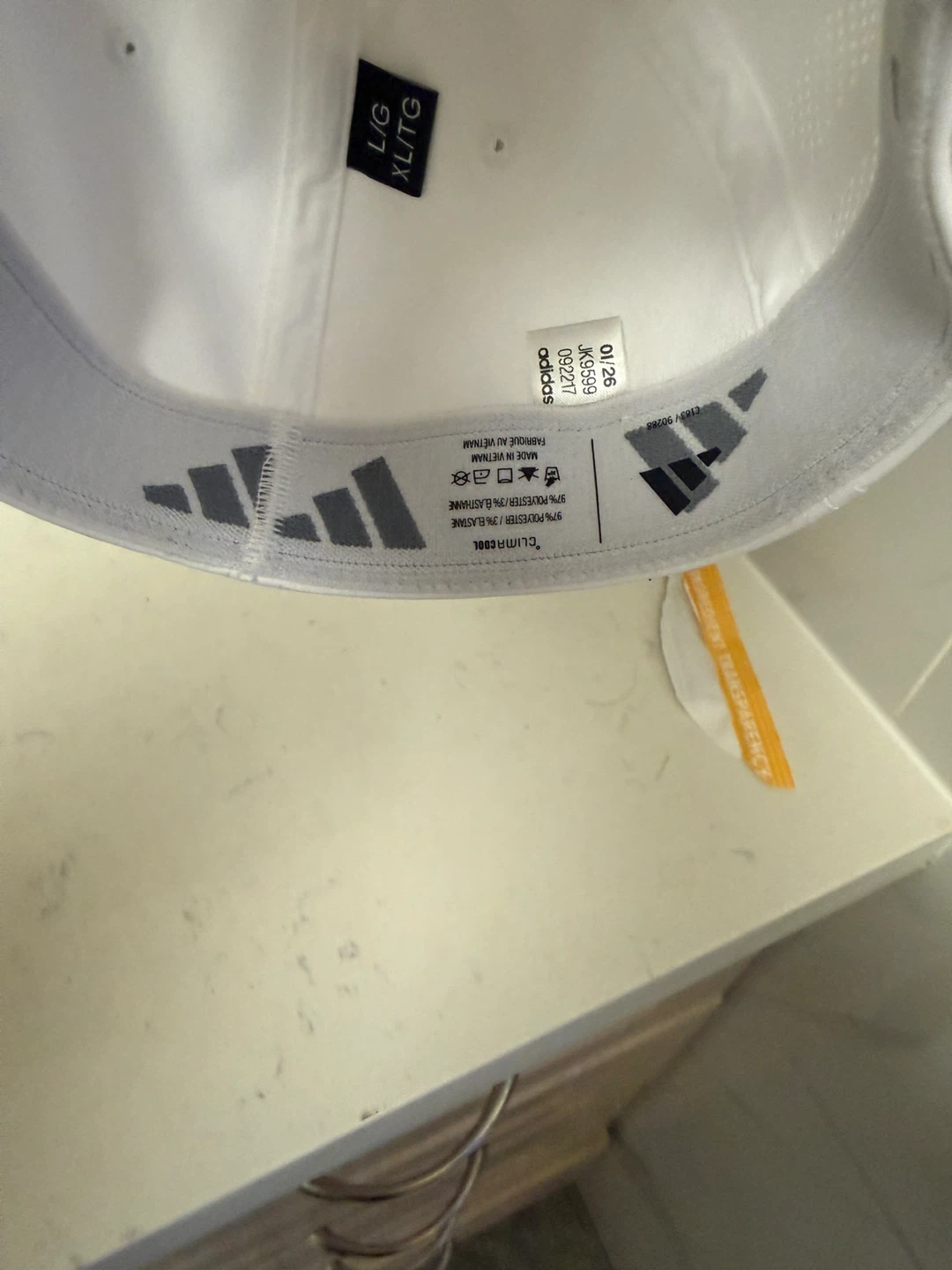 Adidas White Baseball Cap L/XL - photo 2