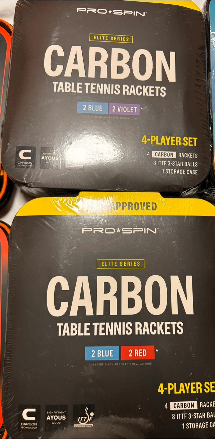 6 assorted Pro*spin table tennis sets - photo 4
