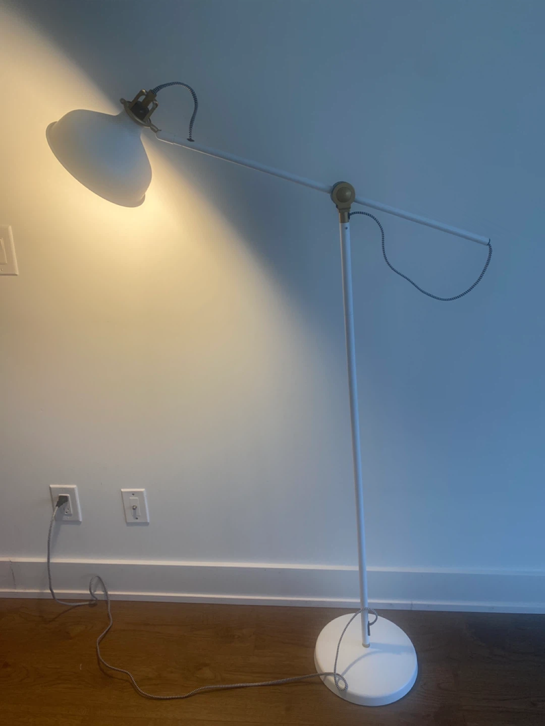 IKEA RANARP White Floor Lamp with Adjustable Arm - photo 4