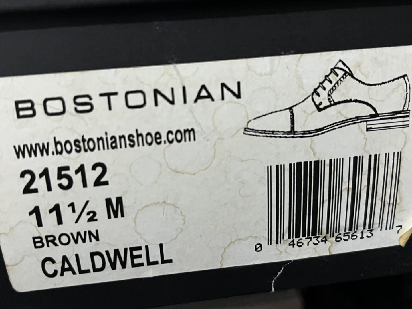Bostonian Caldwell Men's Dress Shoes - Brown, Size 11.5 M - photo 2