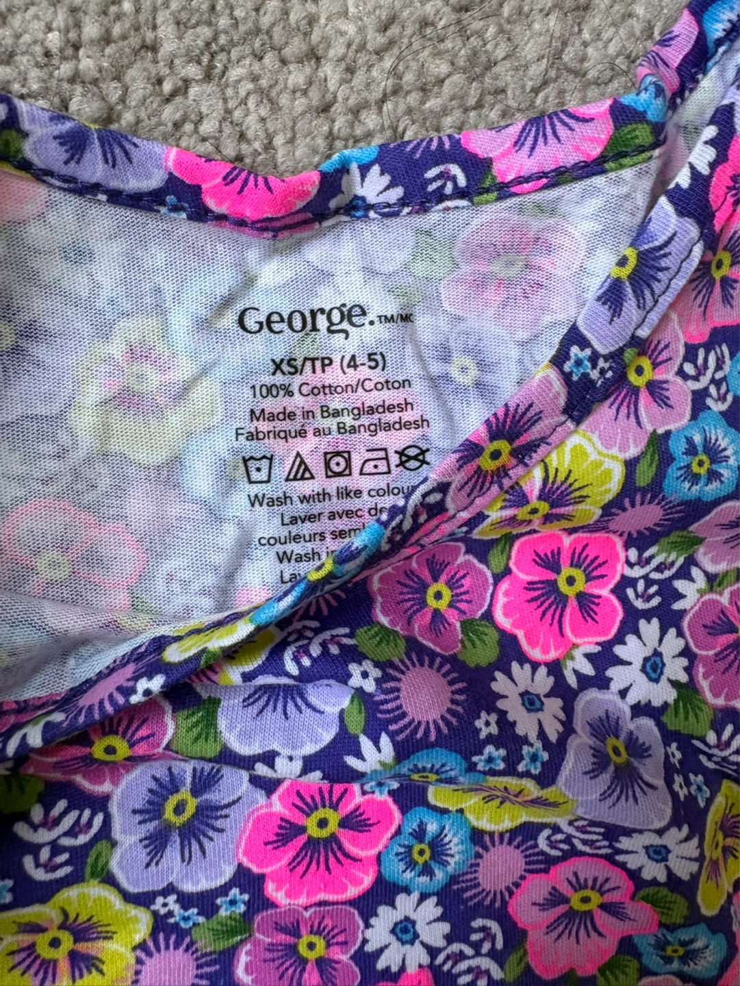 2x George Girls Floral Dress XS (4-5 ) - photo 2