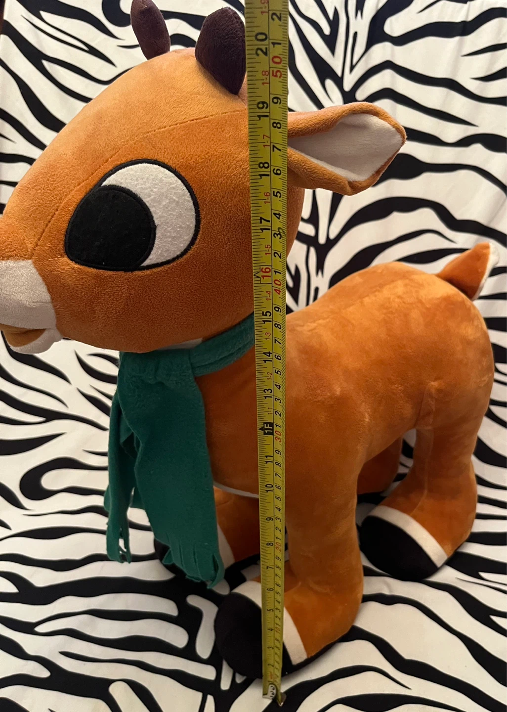 ❤️ Rudolph The Red-Nosed Reindeer standing plush toy ❤️ - photo 3
