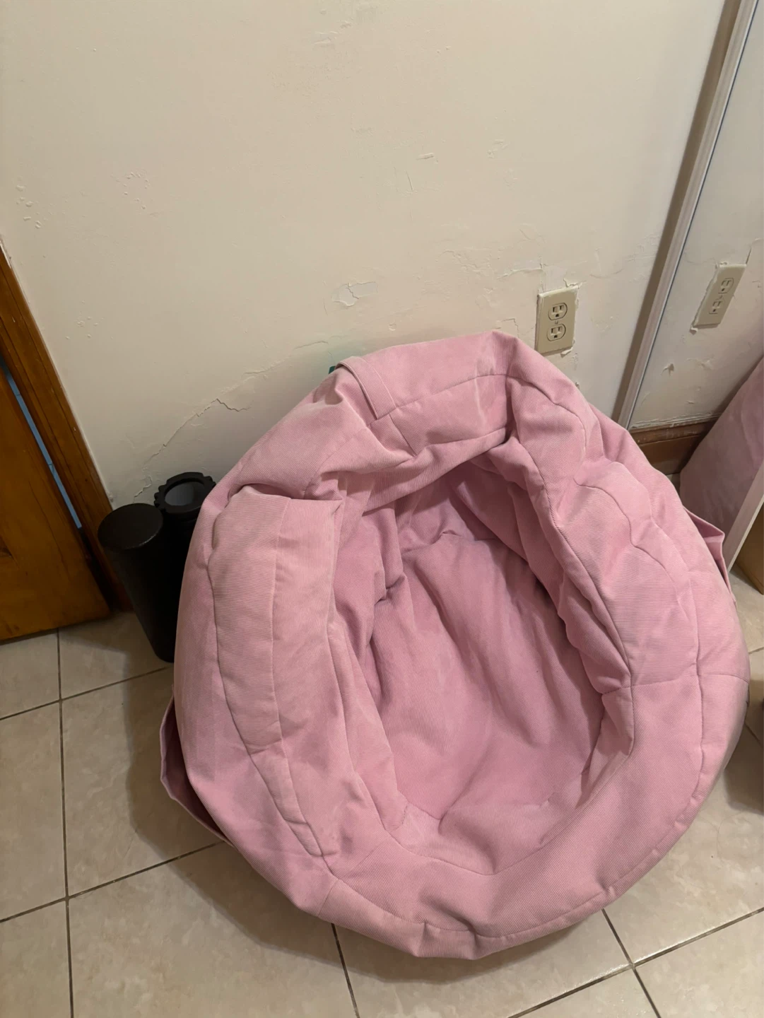 Pink Corduroy Bean Bag Chair
