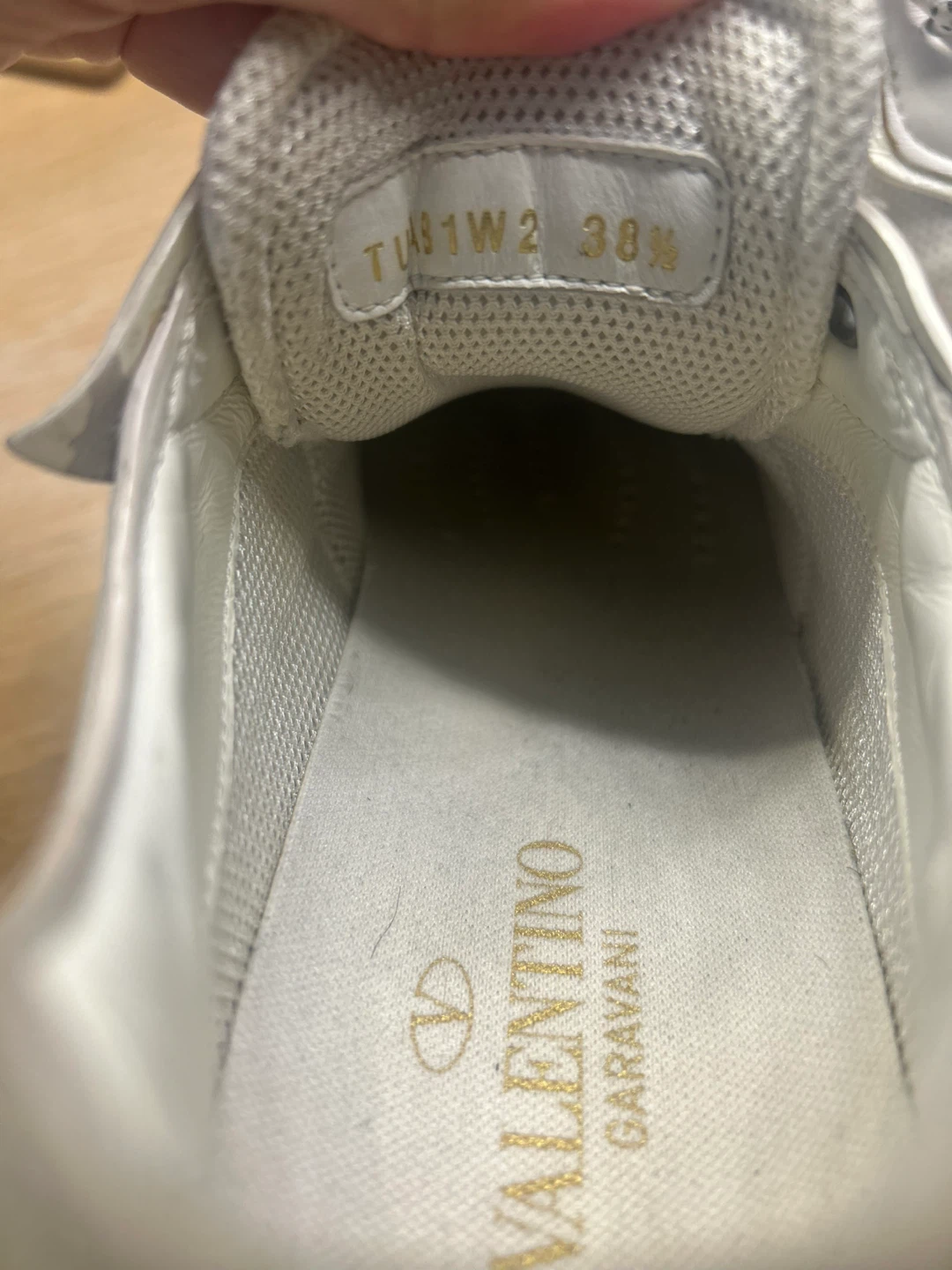 Valentino white & grey sneakers 👟 - photo 3